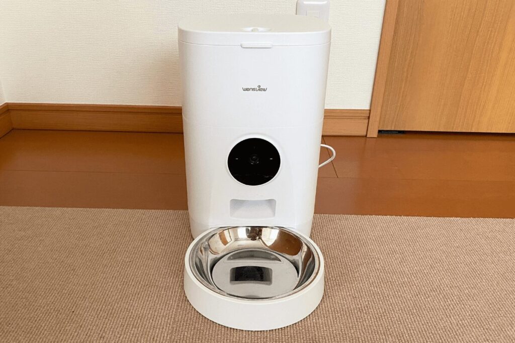 我が家で使用しているWansviewのカメラ付き自動給餌器